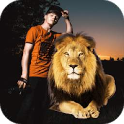 Lion in photo