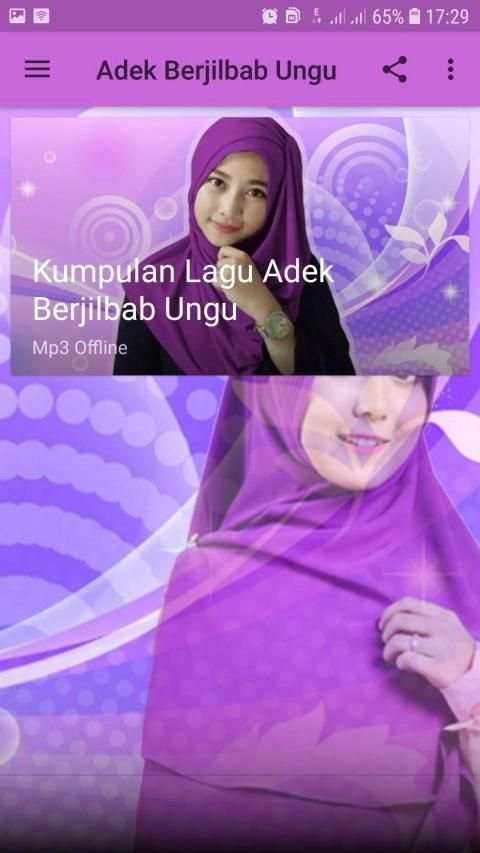 Adek Berjilbab Ungu screenshot 5