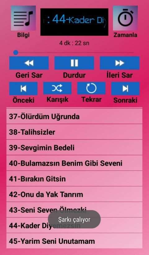 Bergen Şarkıları (İnternetsiz 45 Şarkı) screenshot 7