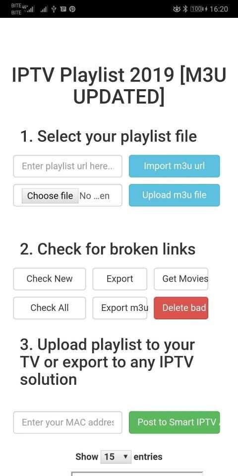 #1 IPTV Playlist 2019 [M3U Cleaner] screenshot 1