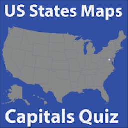 US States Maps Capitals Flags Quiz