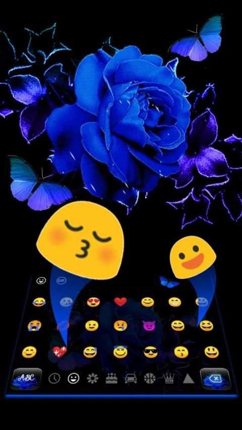 Blue Rose Keyboard स्क्रीनशॉट 3