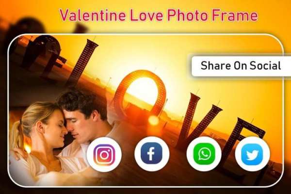 Love Photo Frame : Valentine Day Photo Frames screenshot 1