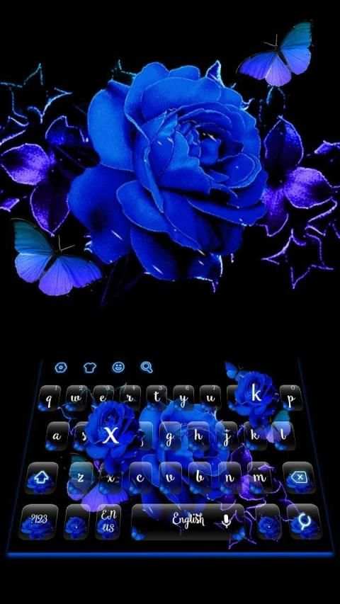Blue Rose Keyboard स्क्रीनशॉट 2