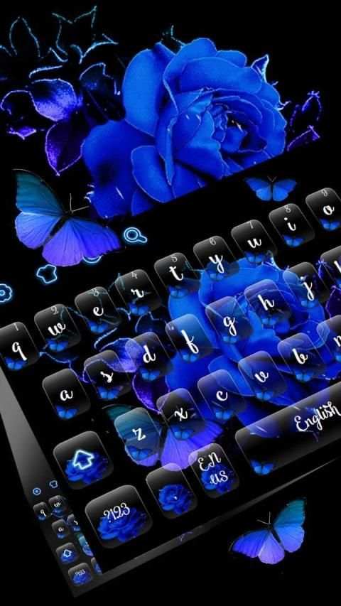 Blue Rose Keyboard स्क्रीनशॉट 1