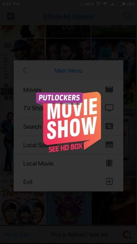 SeeHD FREE Movie BOX and TV show HD Player screenshot 2