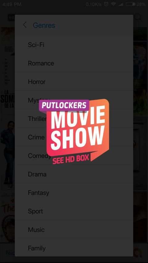 SeeHD FREE Movie BOX and TV show HD Player screenshot 1