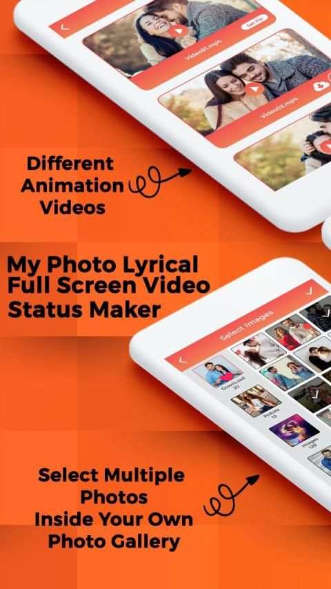 My Photo Lyrical Full Screen Video Status Maker screenshot 4