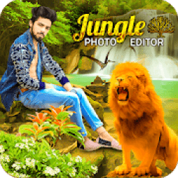 Jungle photo frames:jungle dual photo editor icon