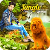 Jungle photo frames:jungle dual photo editor