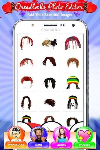 Dreadlocks Hair Photo Montage screenshot 5