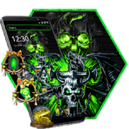 ikon Skull Horror Launcher Theme