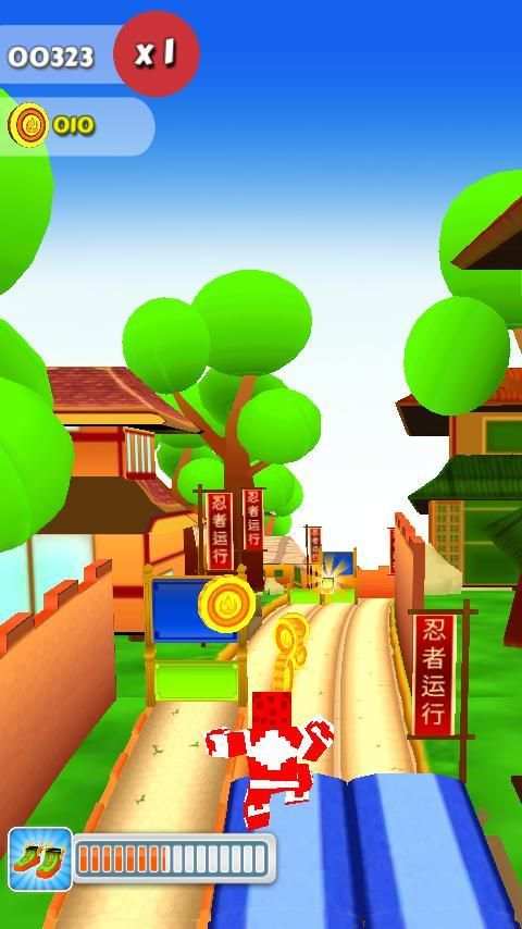 Power Iron Ninja Subway Steel Craft Dash screenshot 2