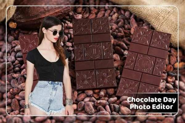 Chocolate Day Photo Editor स्क्रीनशॉट 1