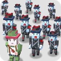 Zombie.io - zombie crowd VS army crowd logo