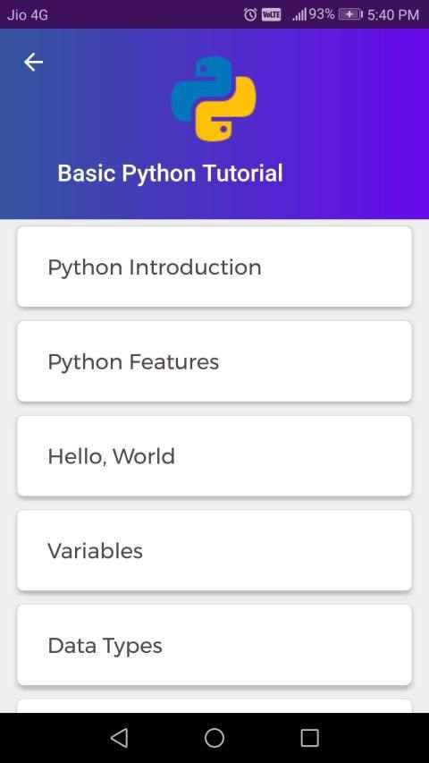 Python Offline Tutorial and Compiler screenshot 7