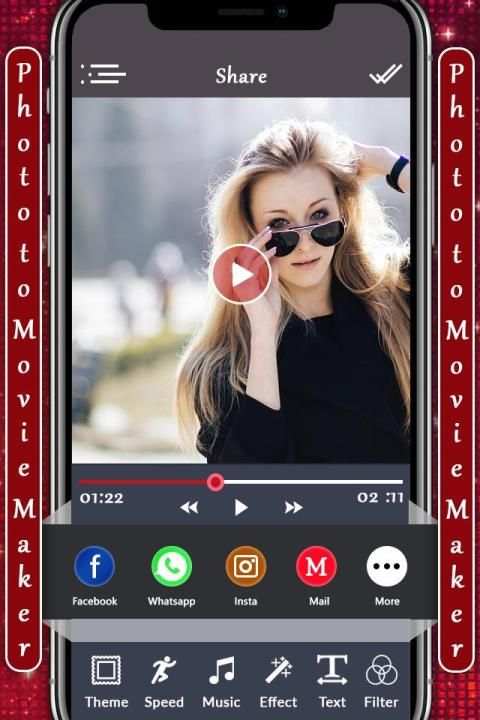 Photo Video Song स्क्रीनशॉट 1
