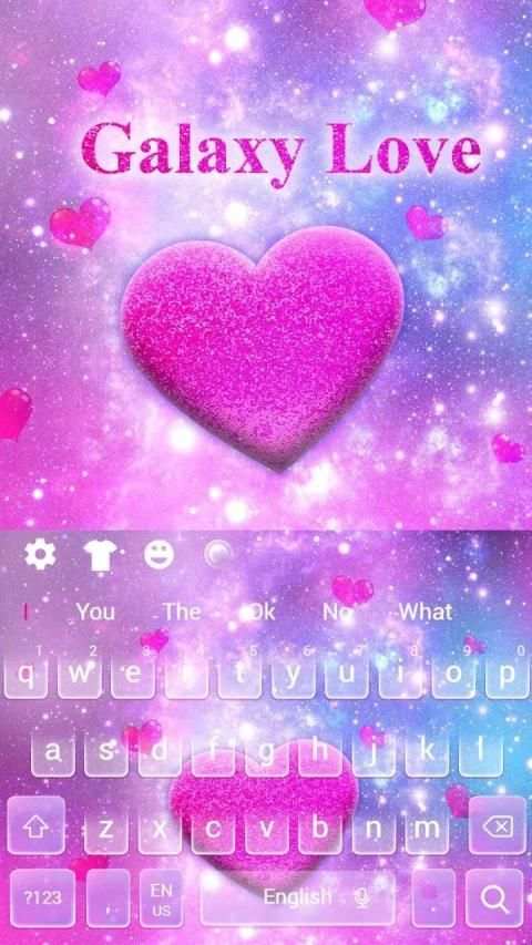 Galaxy Love Keyboard स्क्रीनशॉट 3