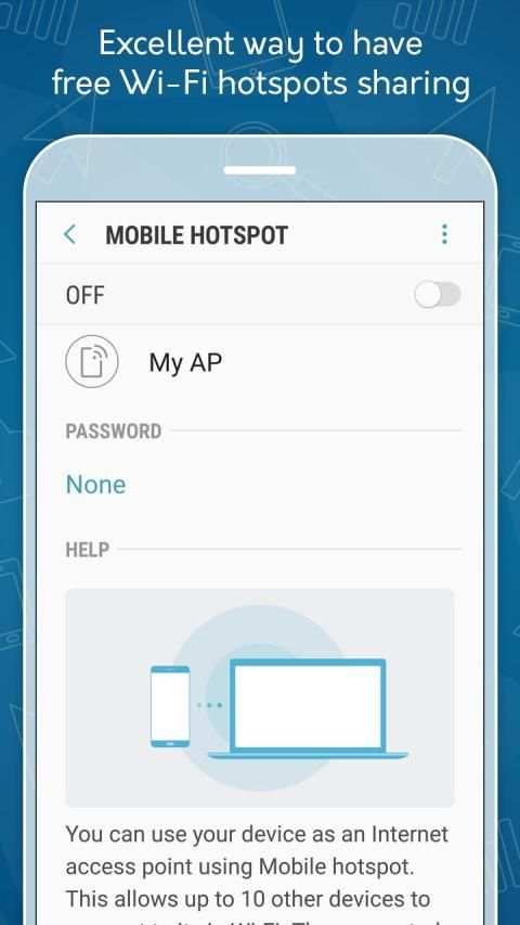 Tethering for WiFi Master Key screenshot 1