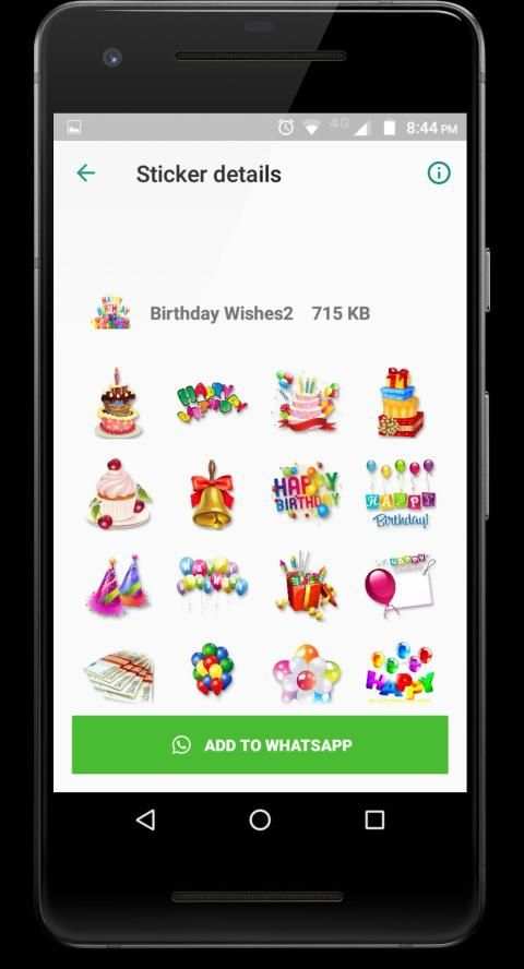 Birthday Stickers For Whatsapp - WAStickerApps screenshot 3