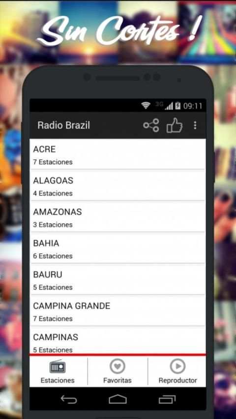 Radios de Brasil AM FM Gratis screenshot 6