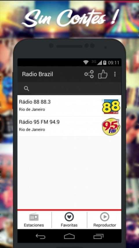 Radios de Brasil AM FM Gratis screenshot 1