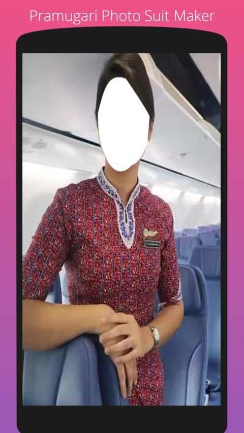 Menjadi Pramugari - Photo Suit Maker screenshot 2