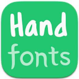Handwriting Fonts for Samsung, OPPO and HTC phones