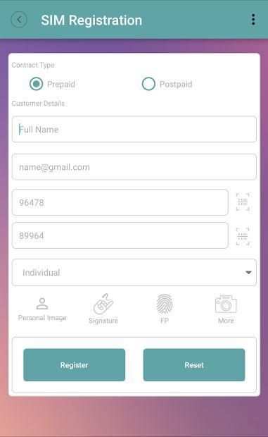 SIM Registration - Zain Iraq screenshot 4