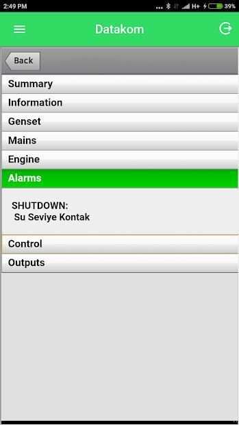 Datakom App स्क्रीनशॉट 3