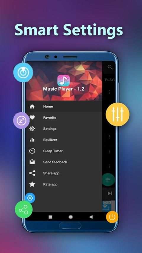 Music player - MP3 Player स्क्रीनशॉट 7