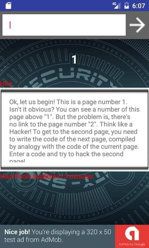 Hack test screenshot 3