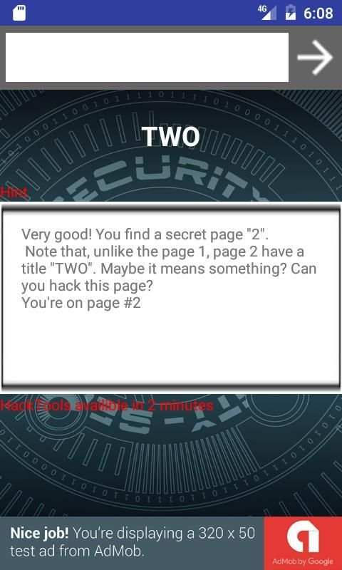 Hack test screenshot 1