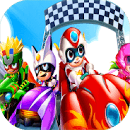 ikon Robot Car Transformer Racing Track