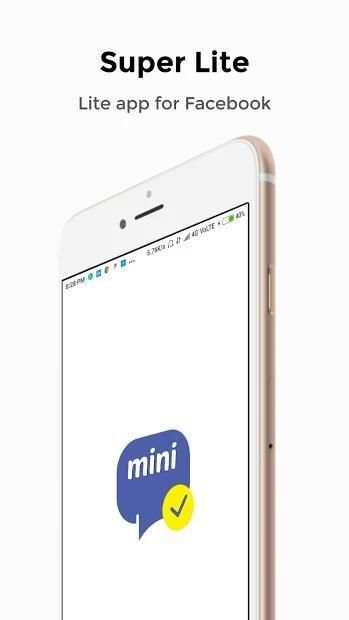 Lite for Facebook - Mini App स्क्रीनशॉट 1