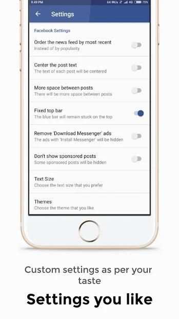 Lite for Facebook - Mini App स्क्रीनशॉट 3