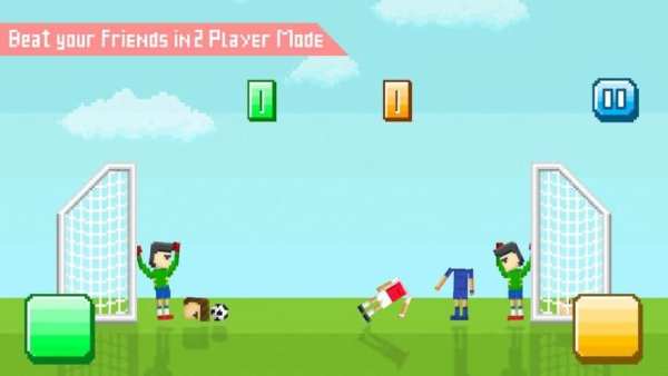 Funny Soccer - 2 Player Games screenshot 2