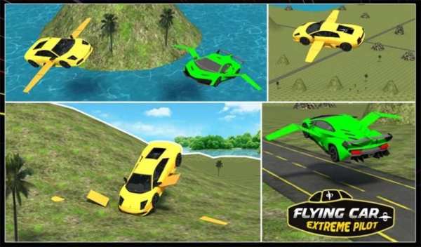 Flying Car 3D: Extreme Pilot स्क्रीनशॉट 2