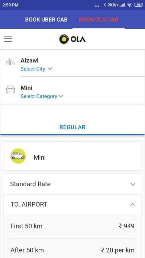 Lite For Ola Cab Booking screenshot 4