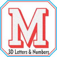 Draw 3D Alphabet Letters & Numbers Step by Step