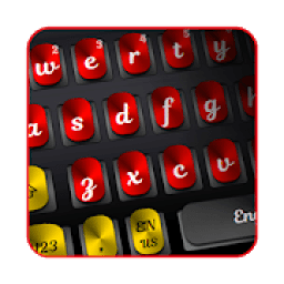 Cool Red Metal Keyboard icon