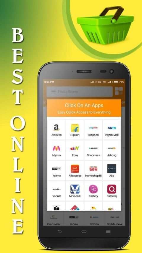 All in one shopping app browser screenshot 4