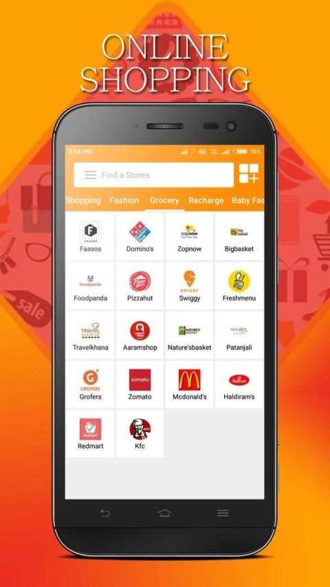 all in Online Shopping App screenshot 4