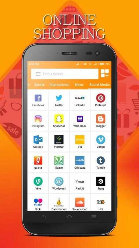 all in Online Shopping App screenshot 3