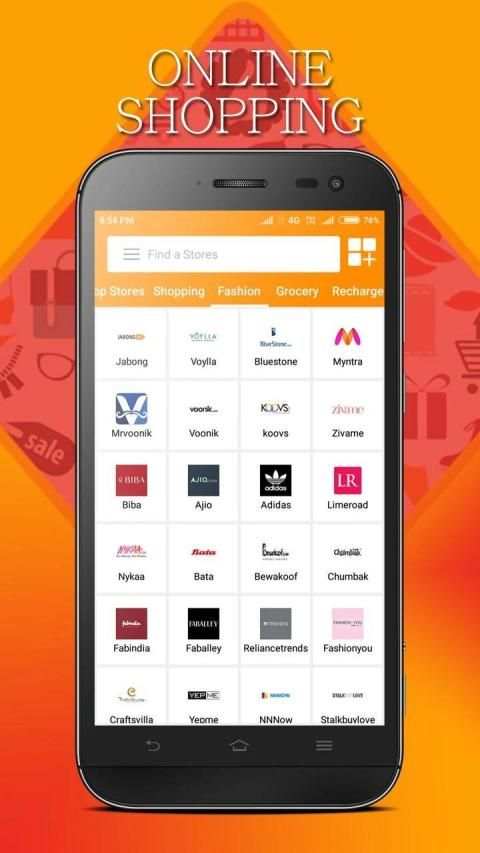 all in Online Shopping App screenshot 2