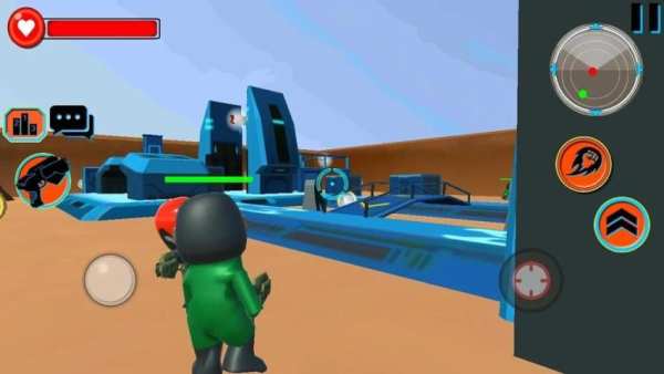 Mini Hero Militia 3D स्क्रीनशॉट 2