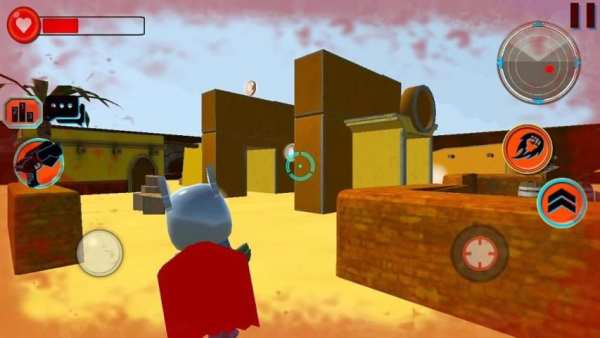 Mini Hero Militia 3D स्क्रीनशॉट 4