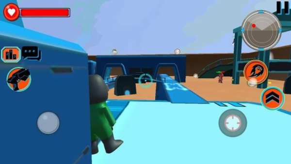 Mini Hero Militia 3D स्क्रीनशॉट 1