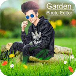 Garden Photo Frame Editor 2019 - Photo Editor आइकन