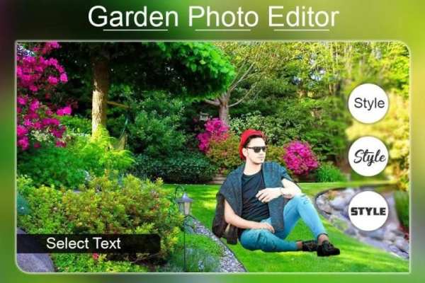 Garden Photo Frame Editor 2019 - Photo Editor स्क्रीनशॉट 4